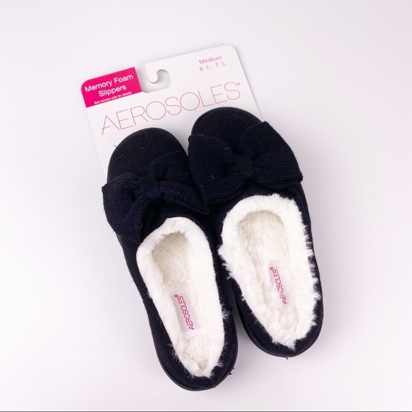 aerosoles slippers with bow